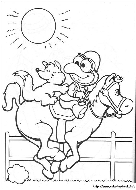 Muppet Babies coloring picture